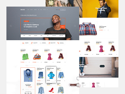 Fashion Ecommerce Web Design bags ecommerce fashion interface online shopping store ui ux web