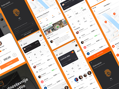 Banca Intesa App Concept - Zivot cini jednostavnim app bank bank app banking design finance finance app interface ios location mobile mobile app design mobile ui ux