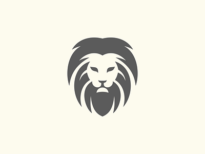 Lion brand confident head lion logo mark powerful proud redesign vigilance