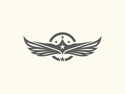 American Eagle america bird brand branding eagle flag icon identity logo usa