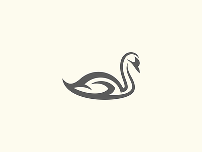 Swan animal bird design identity illustration logo logotype mark swan symbol