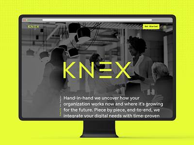 Knex Technologies - UX/UI Design & Development branding design graphic design interface logo marketing neuron product design ui ux ux design web website