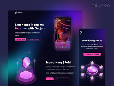 Geojam - UX/UI Design