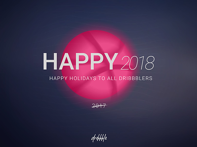 Happy 2018! 2017 2018 design fireworks happy happy new year holiday year