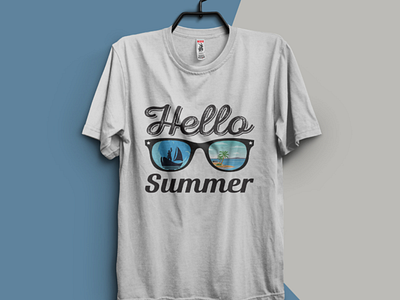 Summer T-Shirt Design beach beach t shirt design graphic design illustration logo shirt summer summer t shirt summer t shirt design t shirt design tshirt typography vector