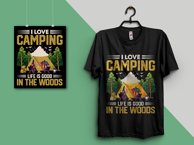 Camping T-Shirt Design