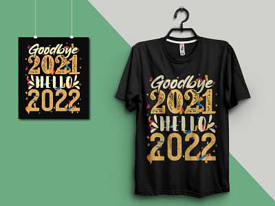 Happy New Year 2022 T-Shirt Design