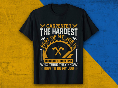 Carpenter T-Shirt Design