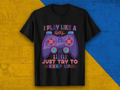 Gaming T- shirt Design