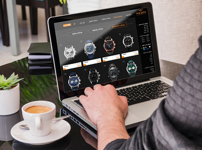 Website design for men's and women's watches adobe xd design graphic design photoshop ui user interface design ux web
