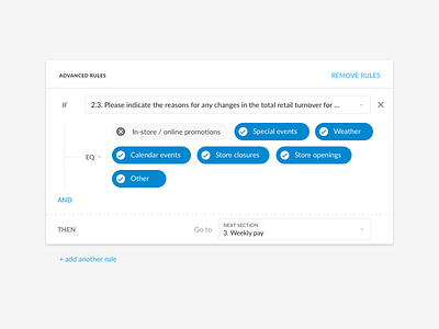 Query builder for questionnaire routing (WIP) query ui ux