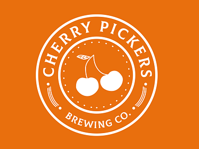 Cherry Pickers Hockey Logo hockey logo design