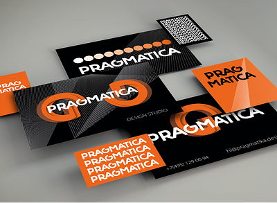 Brand identity for design studio "PRAGMATICA" branding graphic design identity logo ui