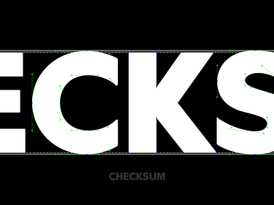 Checksum wordmark detail branding design identity logo wordmark