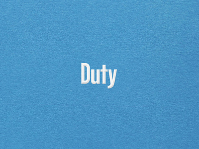 Duty Wordmark