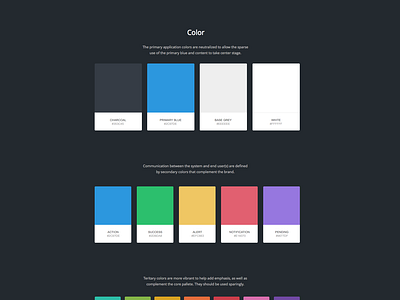 Color System by Josh Giblette on Dribbble
