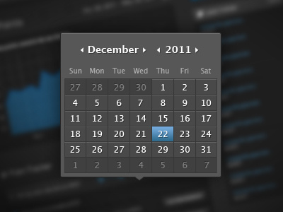 Pick a Date calendar date date picker pop up ui