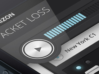 Packet Loss app dark ui ios iphone network server