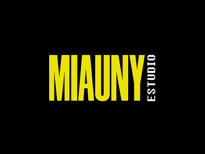 Miauny Estudio Logo branding design identidad identity logo