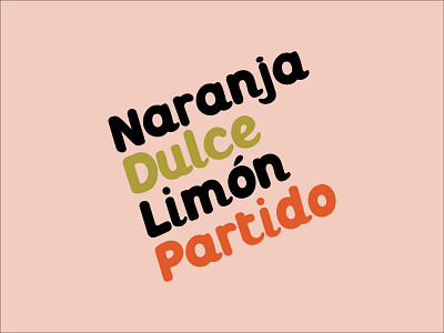 Naranja Dulce Limón Partido, logotipo branding graphic design identity logo logotype