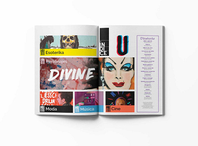 Índice de revista Untitled diseño de revista diseño editorial editorial editorial design graphic design magazine magazine design revista spread
