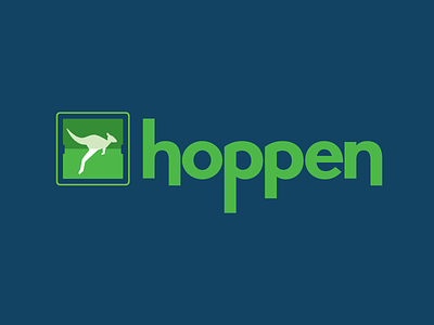 Hoppen Logo hop kangaroo logo logos