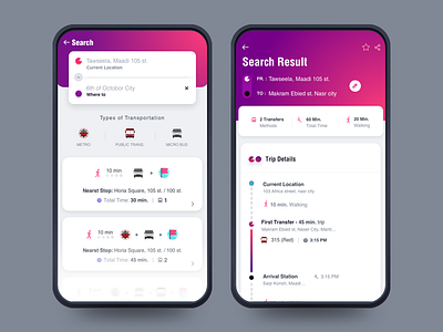 Transit android booking design detail experience product seats transit trip ui user ux