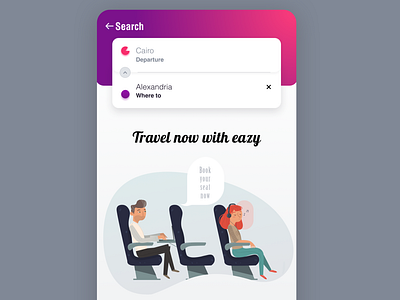 Intercity app android design illustration product ui user experience ux