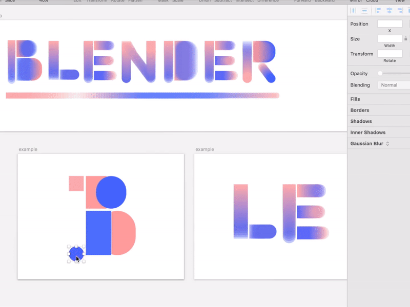 Blend tool plugin for Sketch blend blend tool colorful gradient guideline header plugin sketch plugin tool ui design