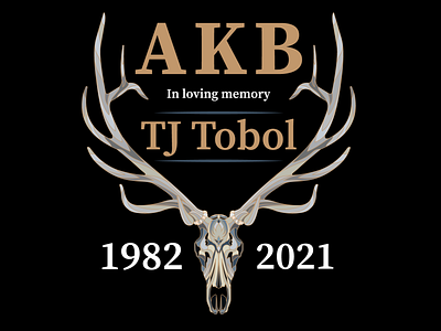 Elk Skull Memorial Decal