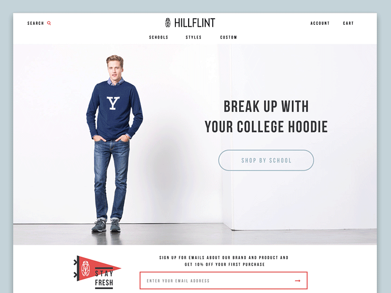 Hillflint Website Redesign
