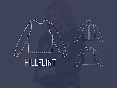 Hillflint Sweater Illustrations e commerce fashion illustration startup sweater