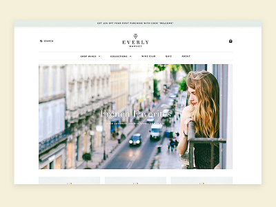 Homepage - WIP ecommerce shopify web design wip
