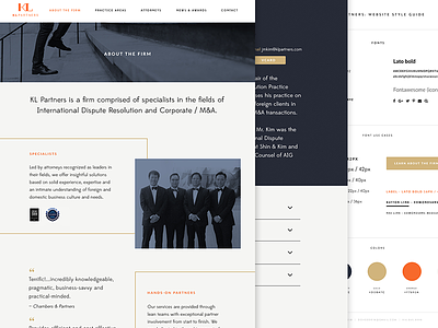 Law firm website - WIP