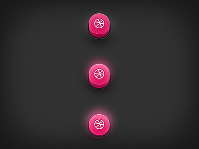 Dribbble Button