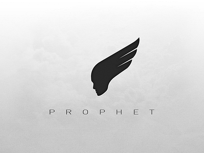 Prophet Logo @2x design head logo logo design nirik prophet wings