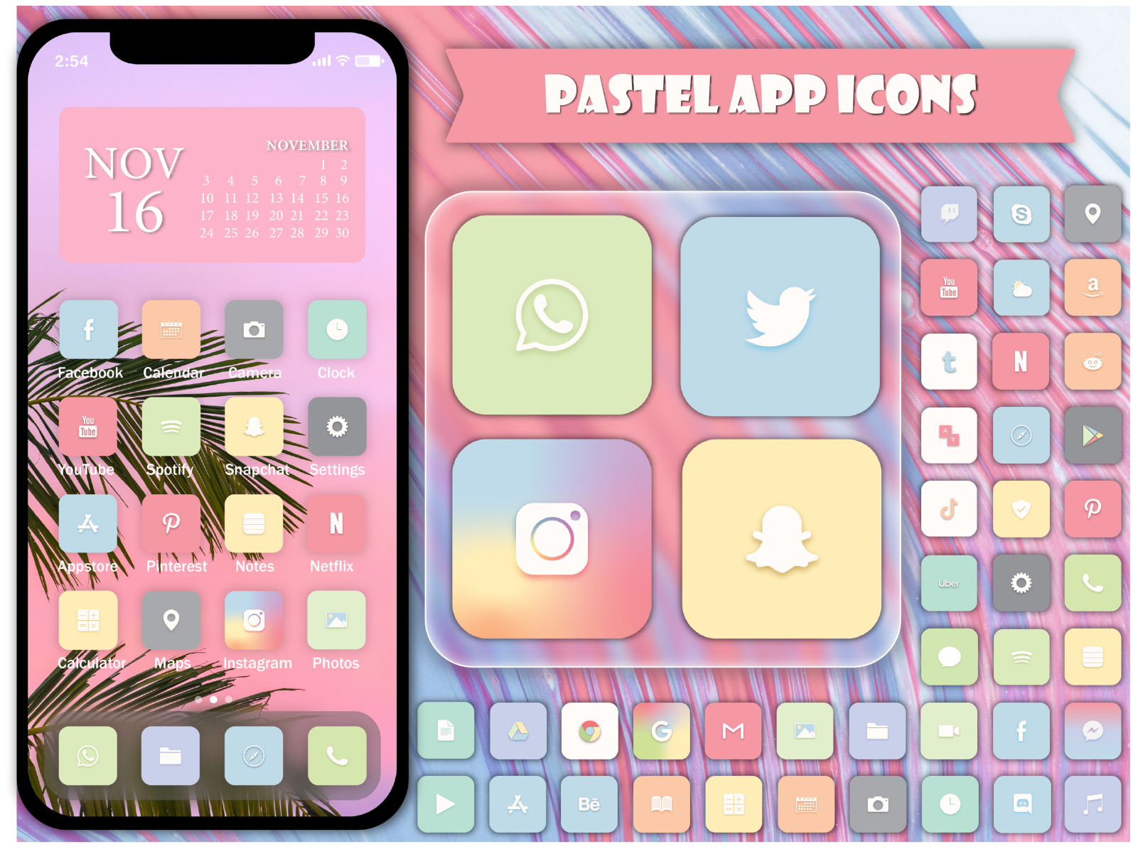 Pastel App Icons By Osama Yousuf On Dribbble