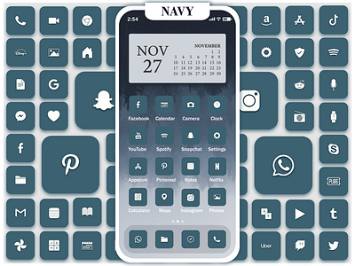 Navy App Icons