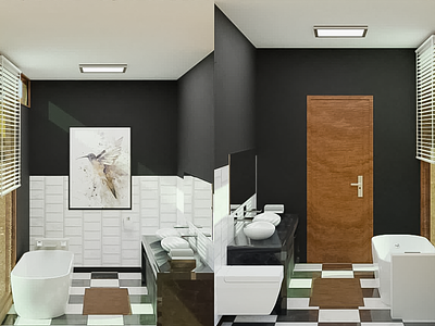 Modern Bathroom 3D