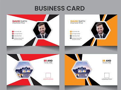 Business Card design graphic design illustration typography vector