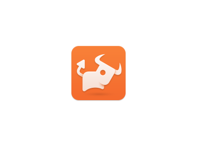 Niuniu icon bull icon logo mark