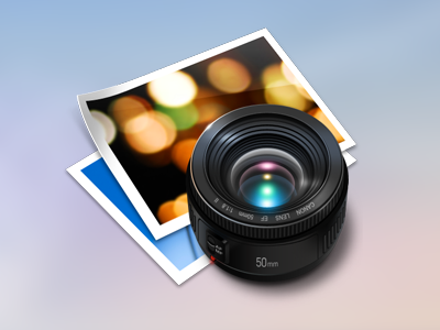 Foto camera icon lens photo photoshop vector