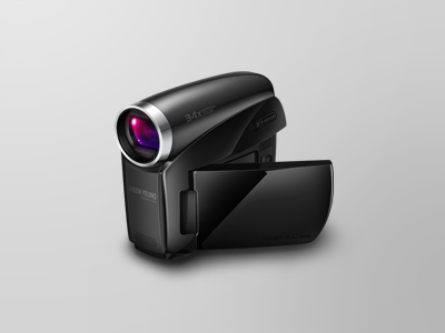 Video Cam camera icon photoshop video