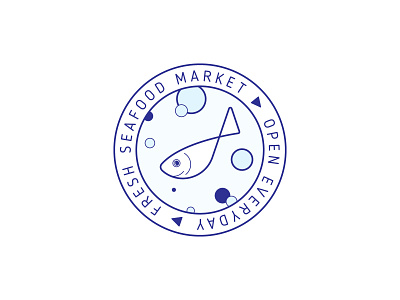 Seafood market logo