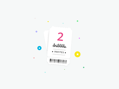 2x Dribbble Invites 😃 2x dribbble invites minimal prospects ticket