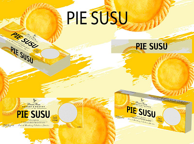 Box Pie Susu branding design graphic design packaging