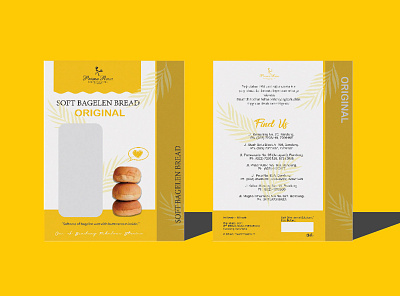 Soft Bagelen Bread Packaging branding design graphic design packaging