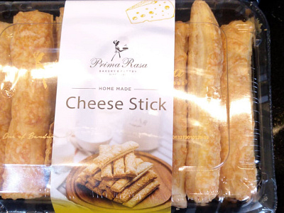 Cheese Stick Label Packaging design graphic design label