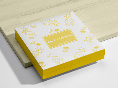 Cake and Cookies Box box design graphic design packaging
