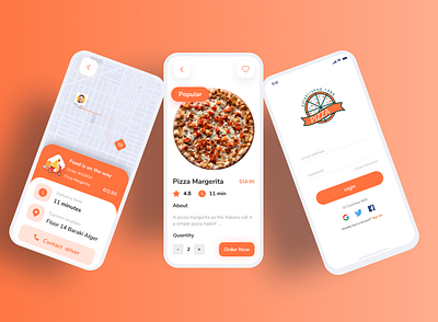 Pizza Delivery App app ui delicious delivery app delivery app ui design domino domino app ui food app ui food delivery food delivery app food delivery app ui pizza app pizza delivery pizza delivery app sheroz mir uber eats uber eats app ui ux zuhaira mir